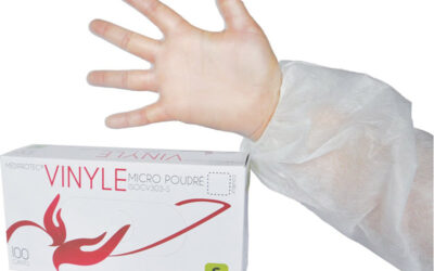 Gant vinyle poudré
