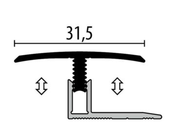 558 – Seuils de raccordement à clipser 31,5 mm