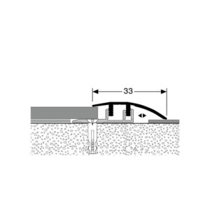 576 - Seuils d'adaptation à clipser 33 mm