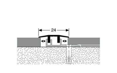 578 – Seuils de raccordement percé 24 mm