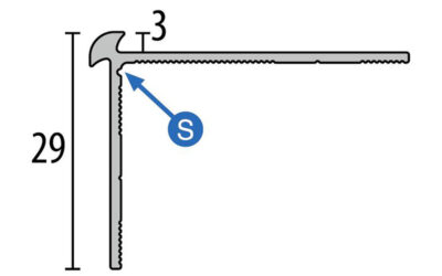 871 – Nez de marche percé 39 mm