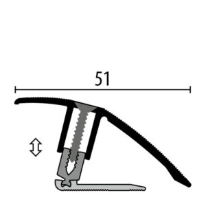 886 - Seuils d'adaptation percé 51 mm