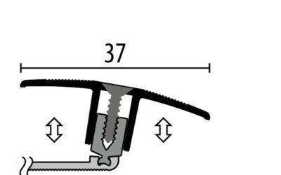 888 – Seuils de raccordement percé 37 mm