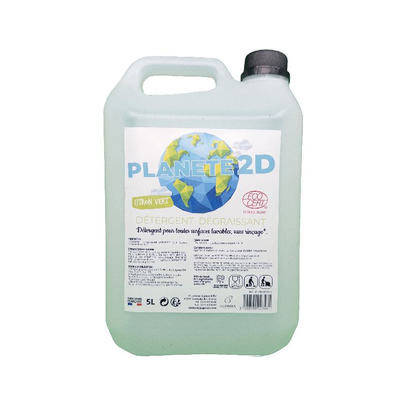 Détergent multi usages Planète 2D Citron Vert