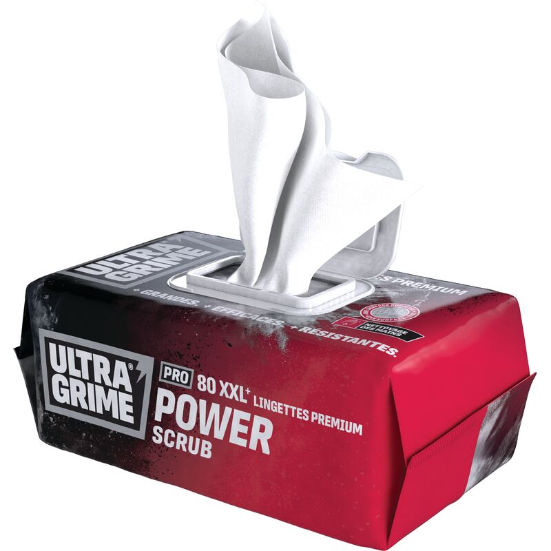 Lingettes Power scrub