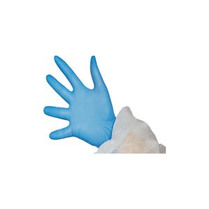 Gant nitrile bleu non poudré