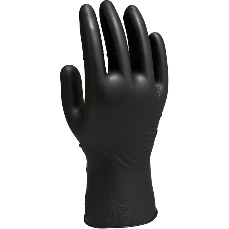Gant vinyle nitrile noir non poudré
