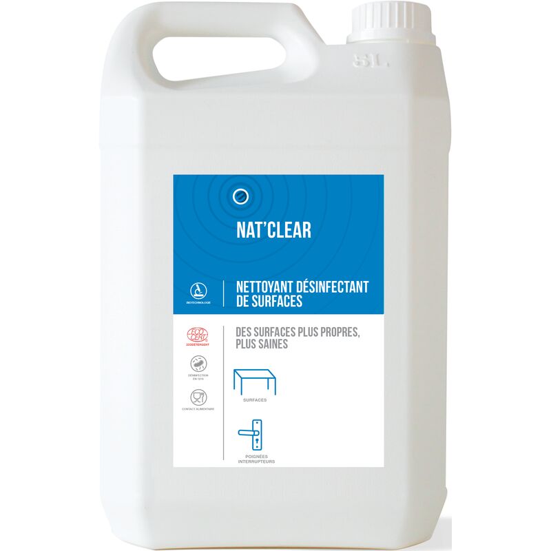 NAT'CLEAR - Nettoyant désinfectant surfaces – Image 3