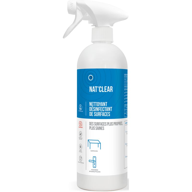 NAT'CLEAR - Nettoyant désinfectant surfaces – Image 2