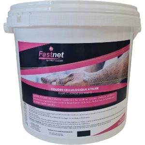 Poudre cellulosique lavage des mains